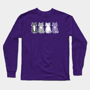 Asexual Purride! Long Sleeve T-Shirt